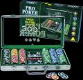 Купить Набор для покера 300 фишек с номиналом ProPoker в алюминиевом кейсе: Серия Standard (300)