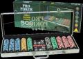 Купить Набор для покера 500 фишек c номиналом ProPoker в алюминиевом кейсе: Серия Standard (500)